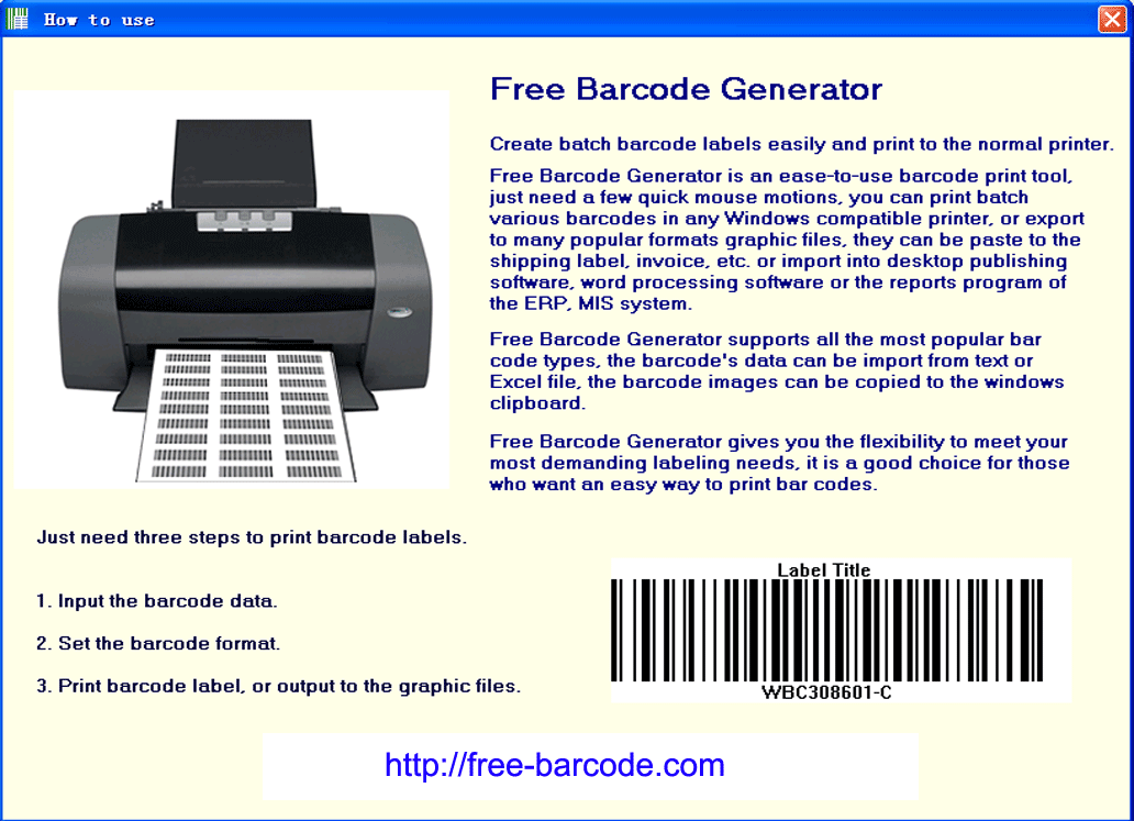 Microsoft Barcode Generator Free